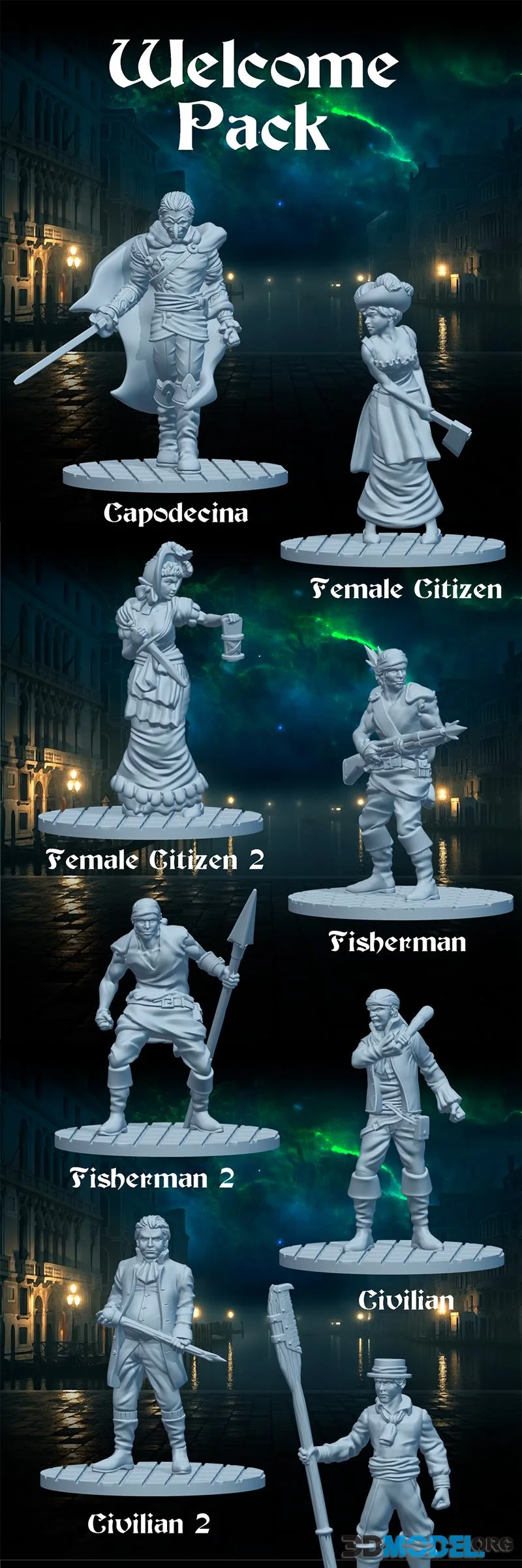 Carnevale Minis - Welcome Pack – Printable