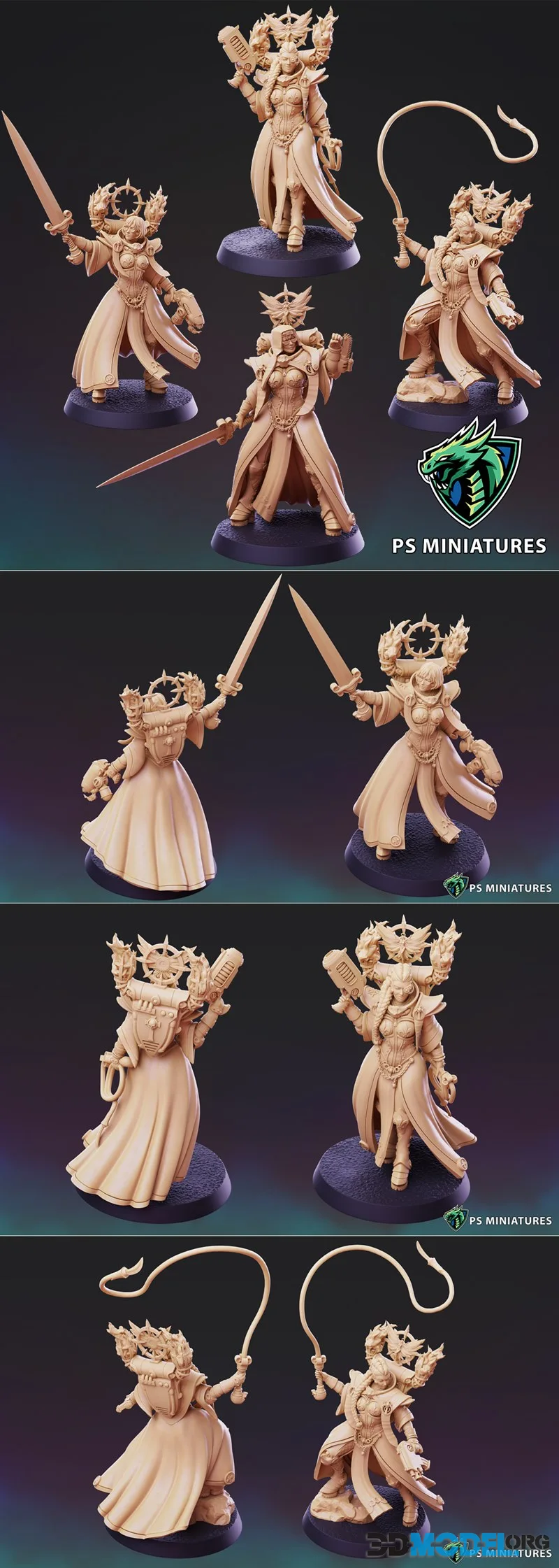 PSMiniatures - Divine Order - Heroes Vol 1 Bundle December 2025 – Printable