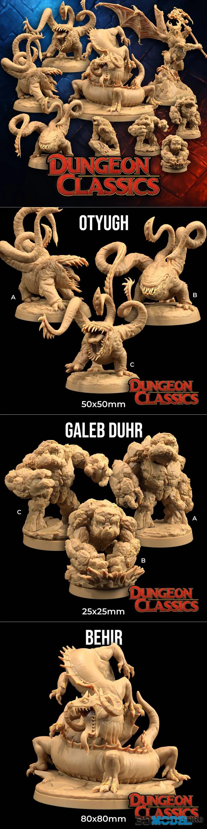 Dungeon Classics May 2026 – Printable