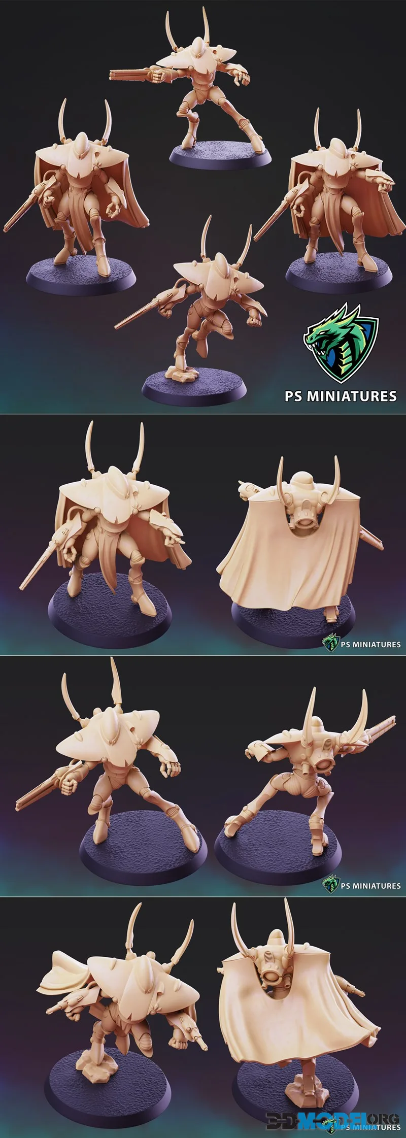 PSMiniatures - Galaxy Elf Warmachines Bundle May 2026 – Printable