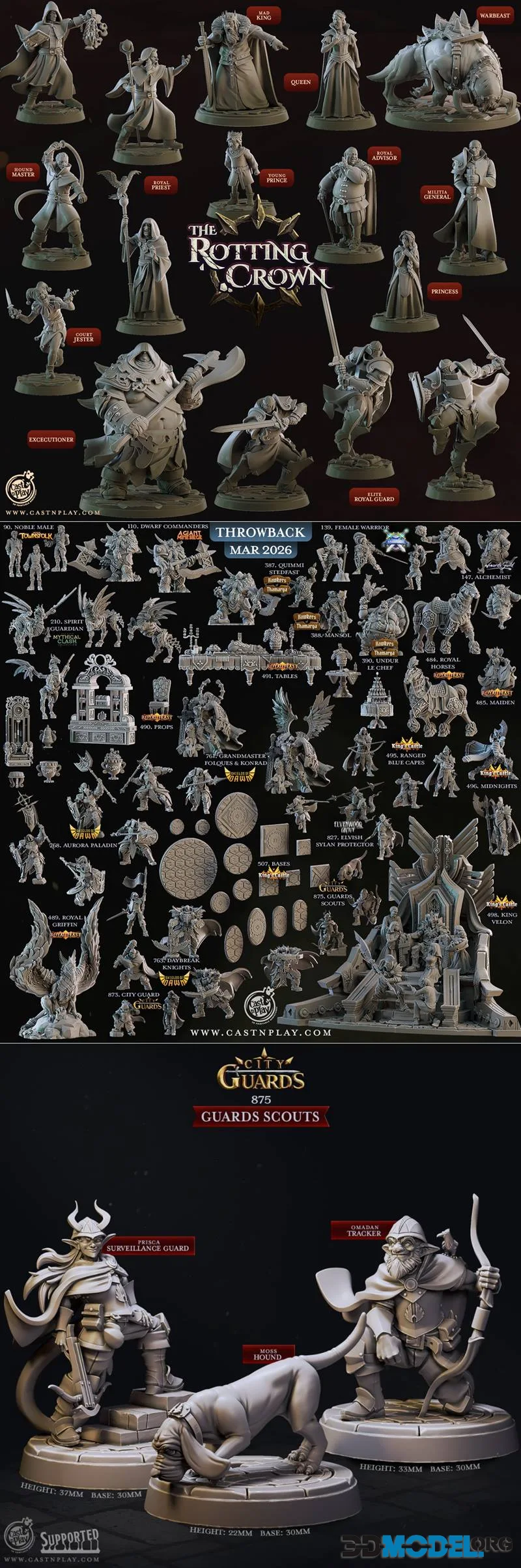 Cast n Play March 2026 – Printable