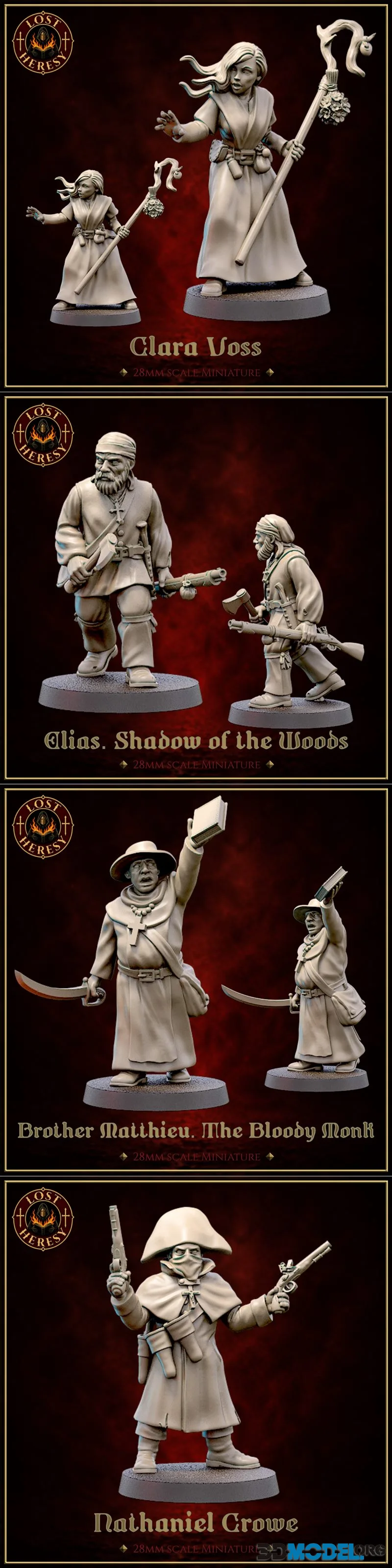 Lost Heresy Miniatures May 2026 – Printable