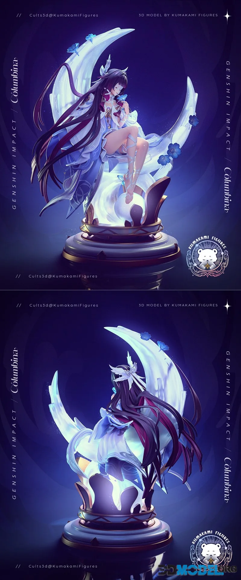 Kumakami Figures - Fallen Shadow – Printable