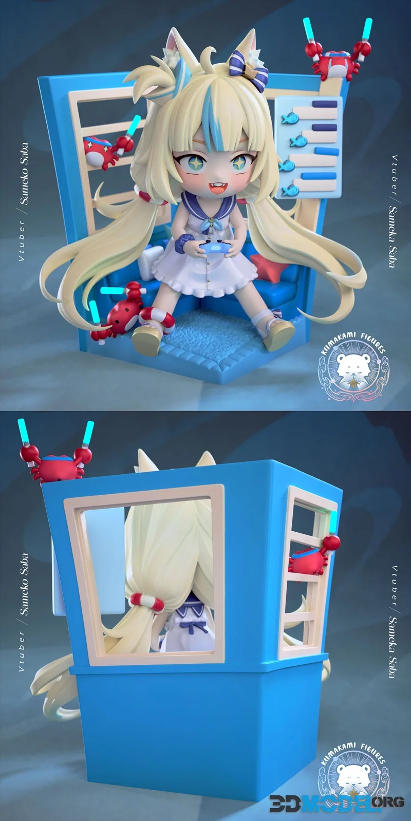 Kumakami Figures - Sameko Saba – Printable