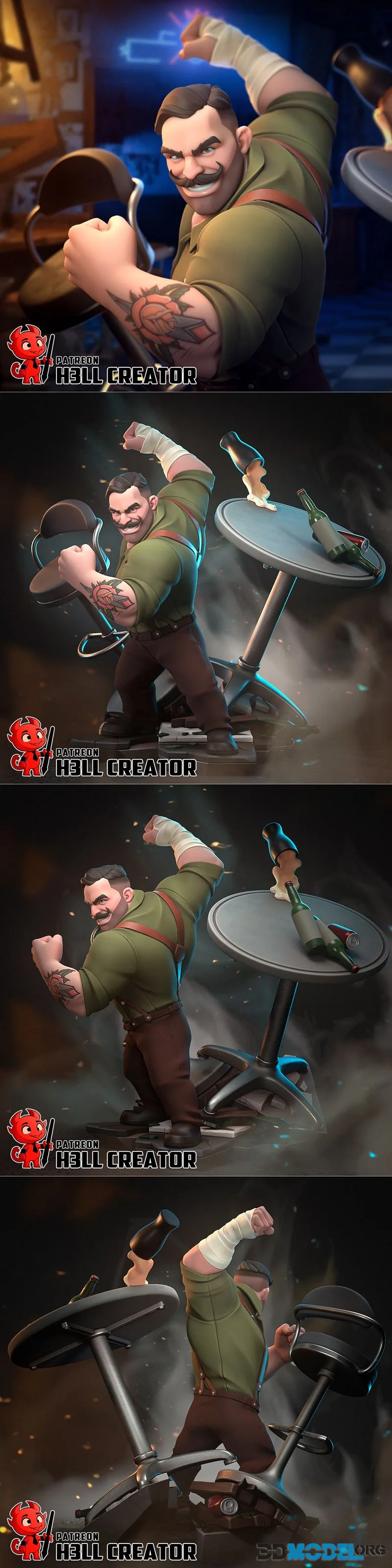 H3LL Creator - Punch Up – Printable