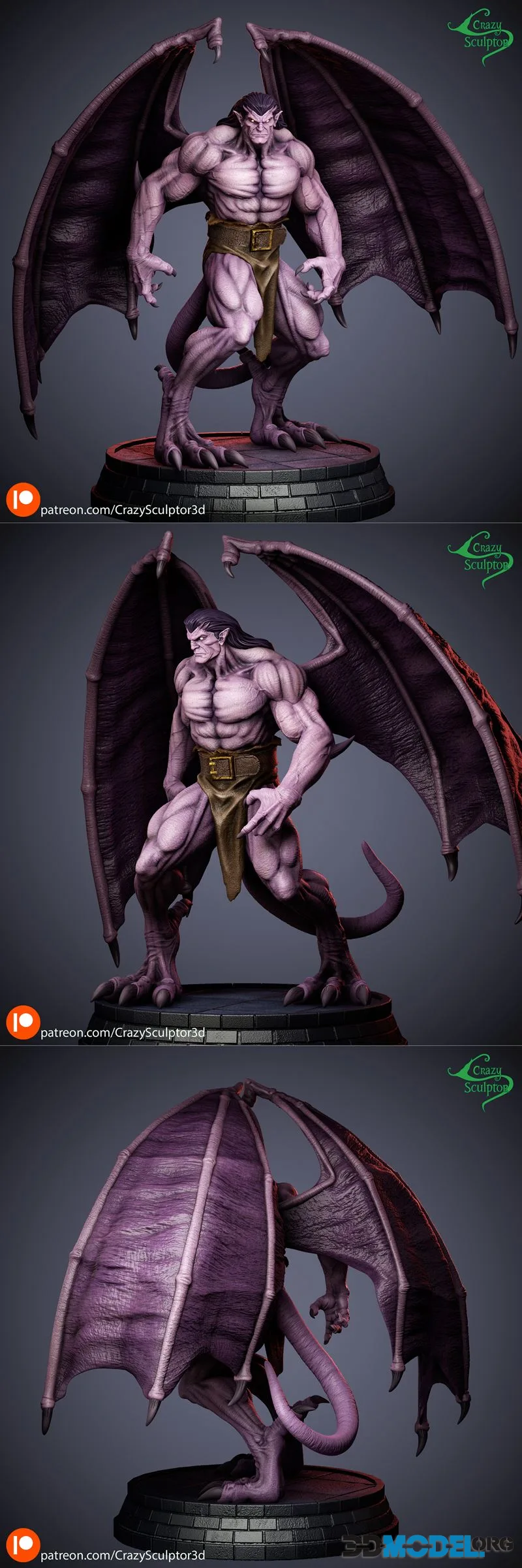 Crazy Sculptor - Goliath Gargoyles – Printable