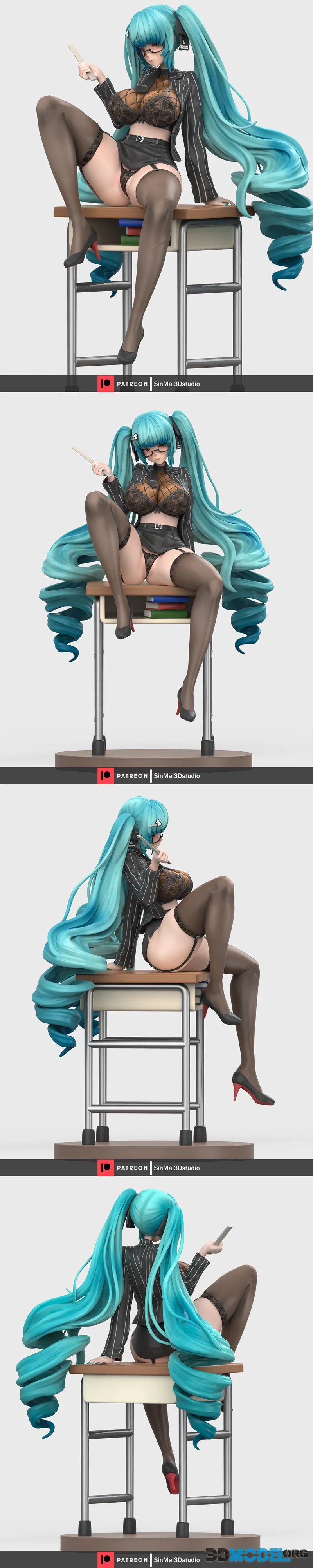 Sin3Dstudio - Privaty - sharp lesson – Printable
