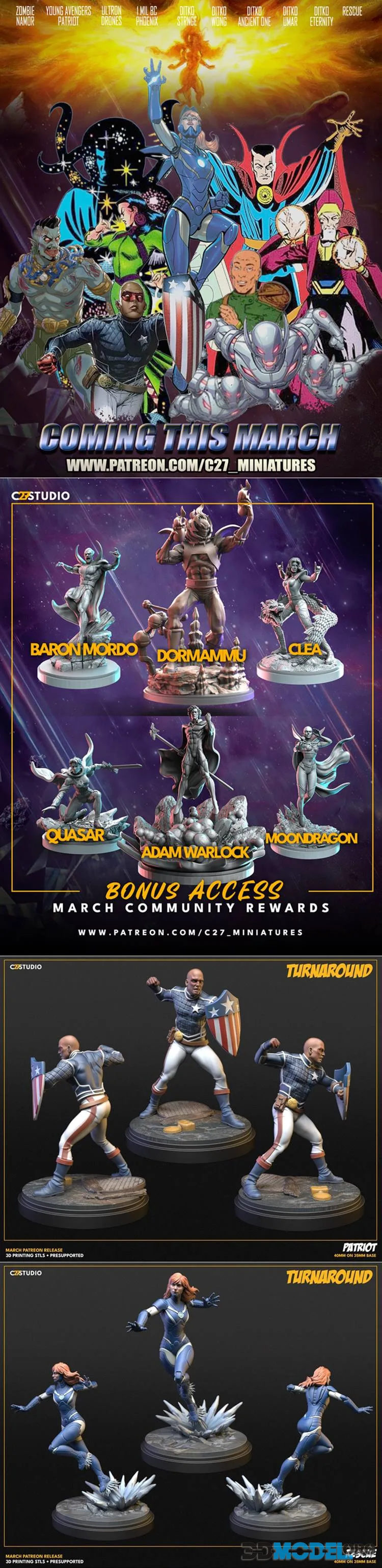 C27 Minis March 2026 – Printable