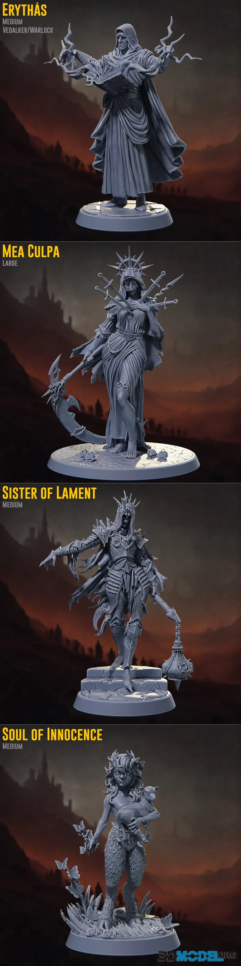 Claymore Miniatures October 2025 – Printable
