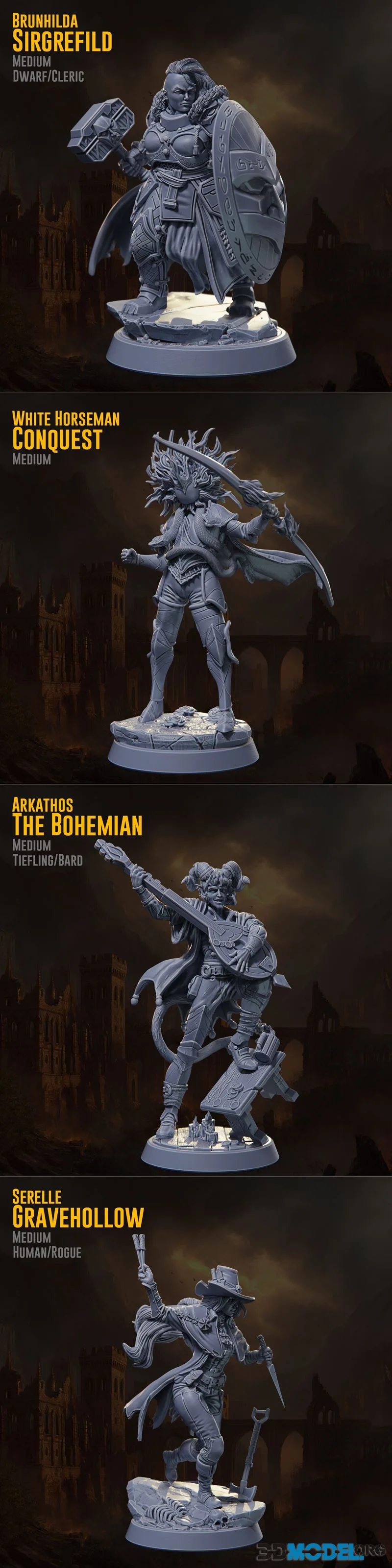 Claymore Miniatures November 2025 – Printable