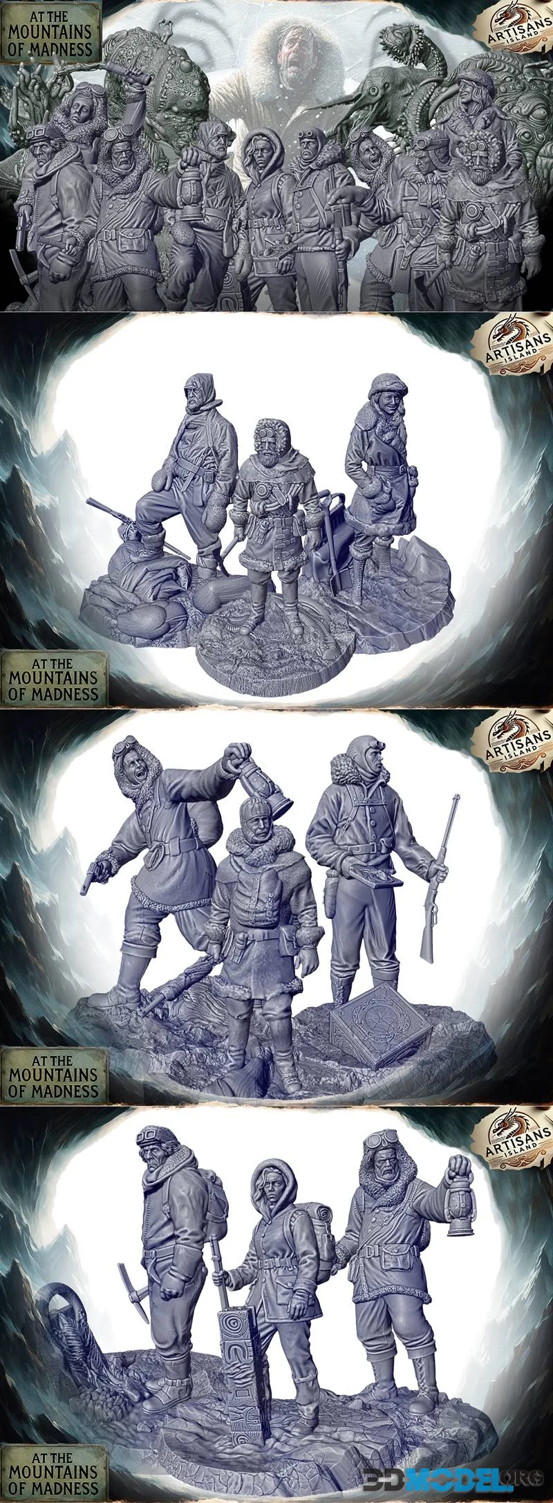 Sculpting the Unknown - At the Mountains of Madness – Printable