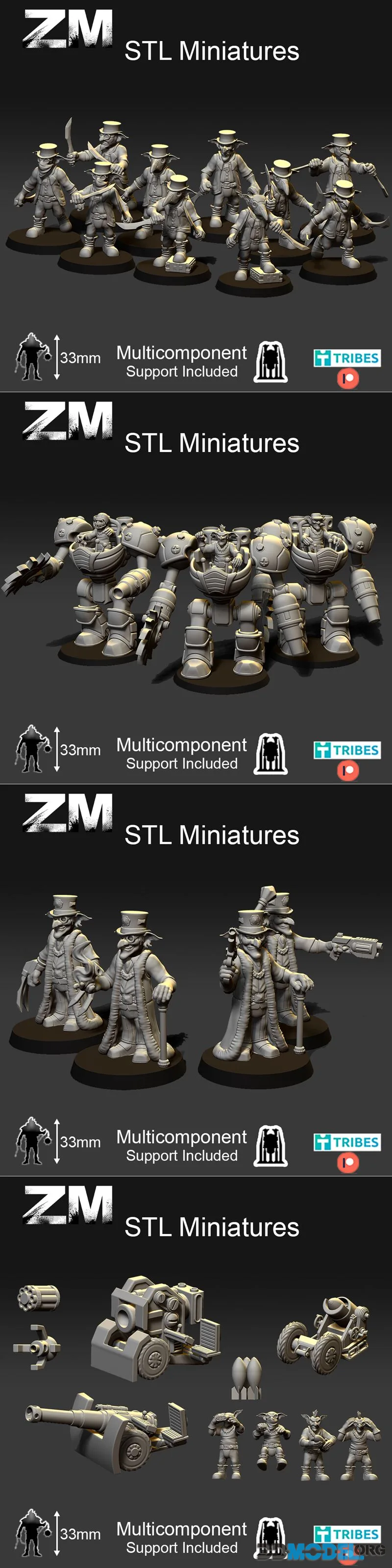 Zierzo Miniaturas October 2025 – Printable