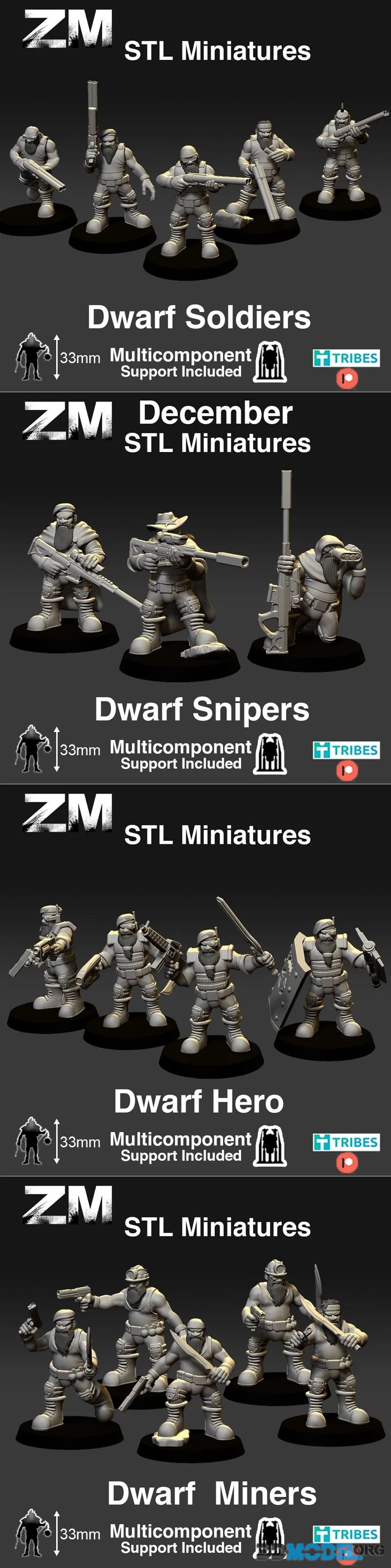 Zierzo Miniaturas December 2025 – Printable