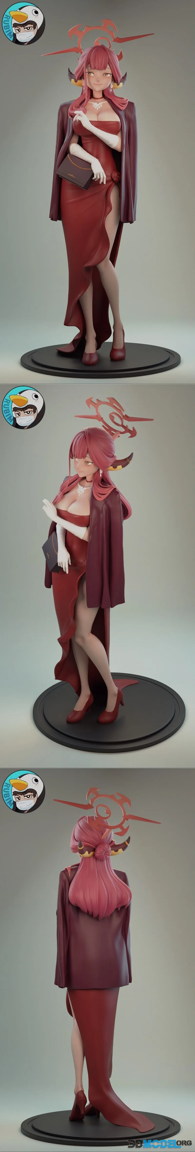 Rubim - Blue Archive Dress Aru – Printable