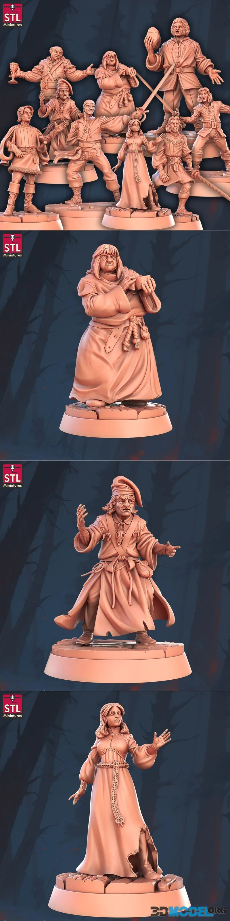 STL Miniatures - The Princess Bride Set – Printable