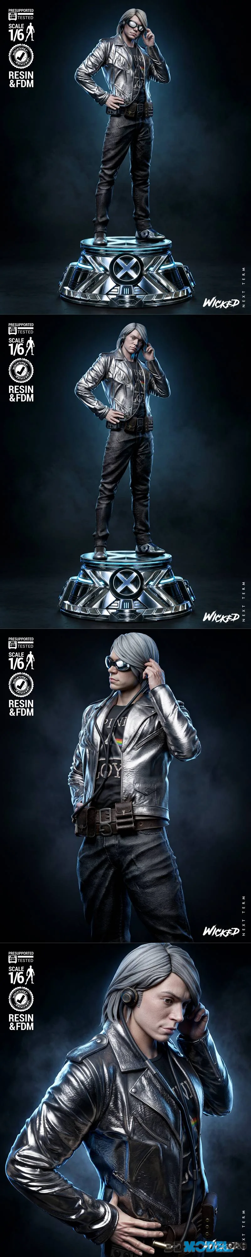 Wicked - Quicksilver Sculpture – Printable
