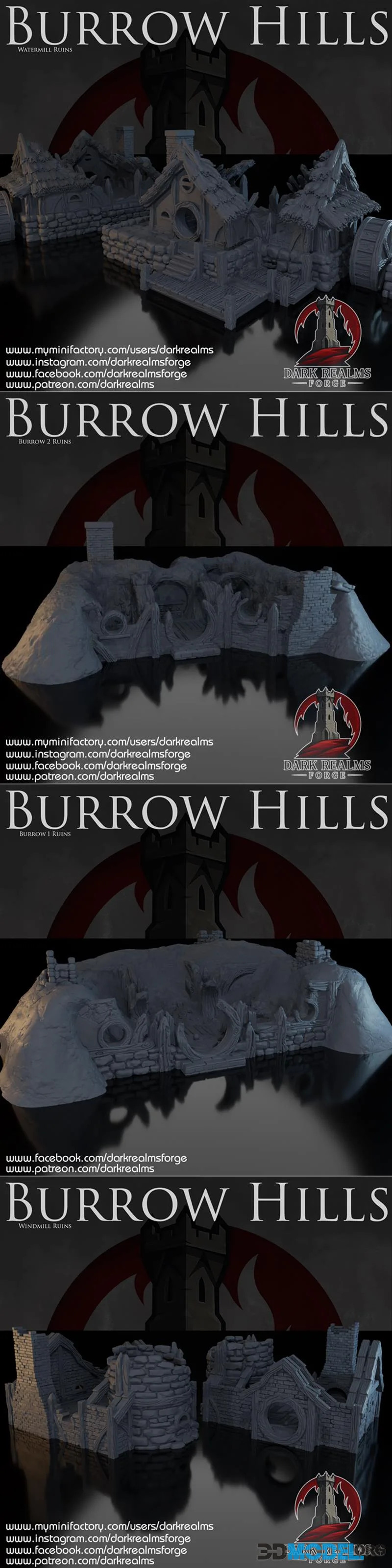 Dark Realms Forge - Burrow Hills February 2026 – Printable
