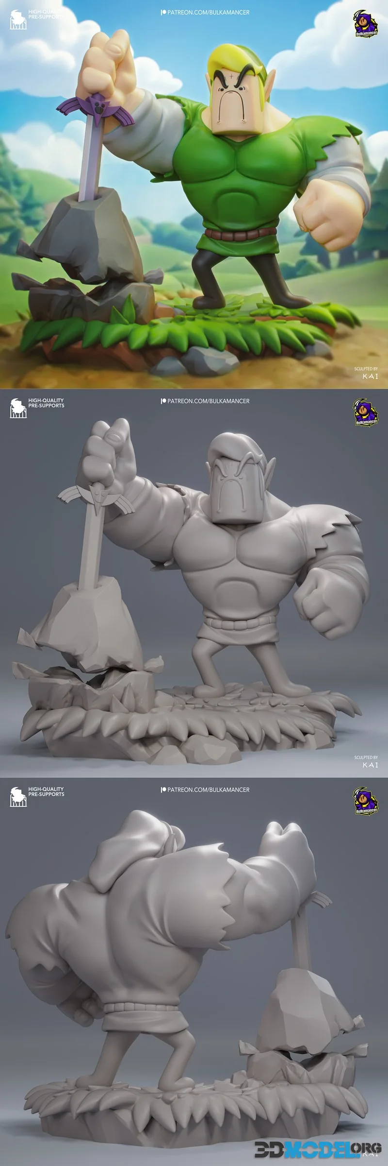 Bulkamancer Sculpts - Lunk – Printable