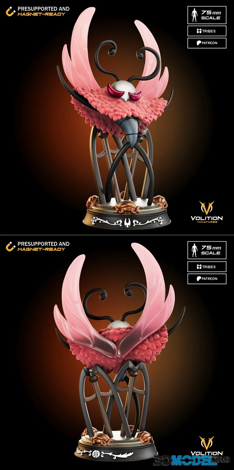 Trobbio Miniature - Hollow Knight Silksong Fan Art – Printable