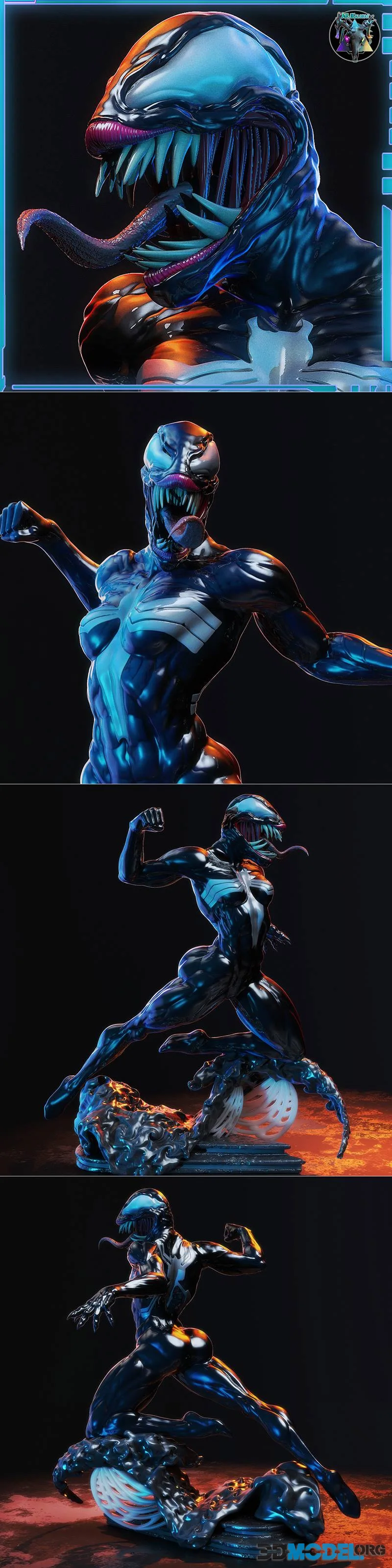 ARJKalobas - Venom Girl – Printable