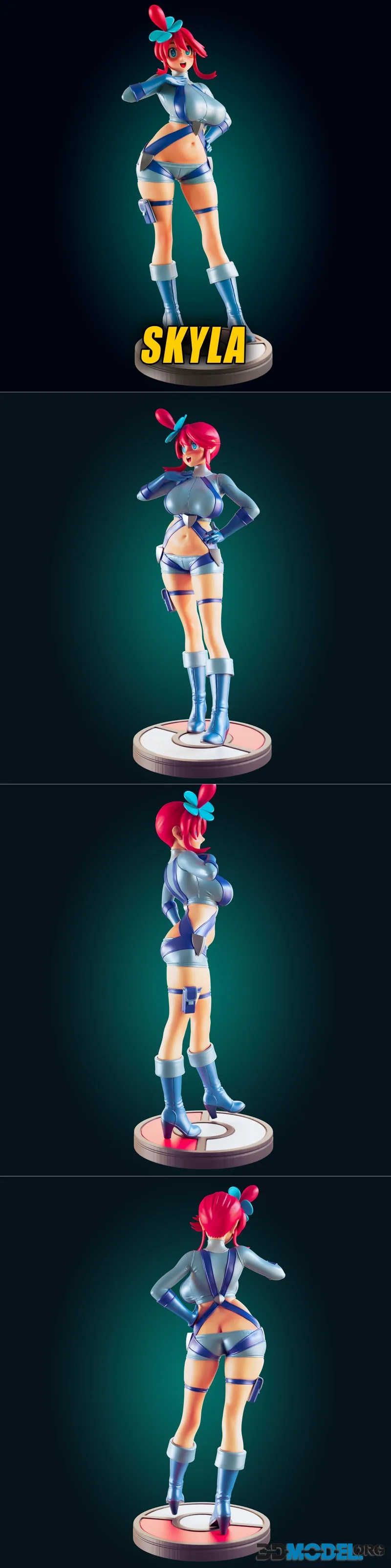 Officer Rhu - Skyla Pokemon Trainer – Printable
