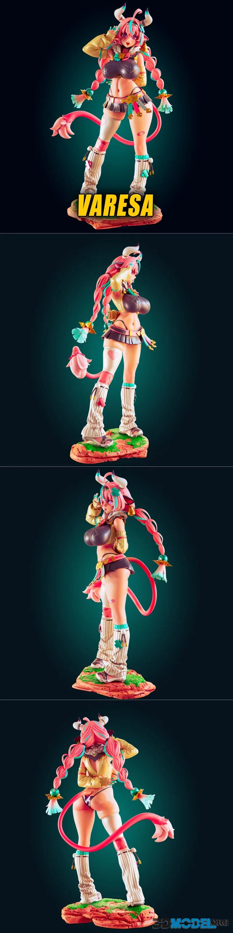 Officer Rhu - Varesa Genshin Impact Cowgirl – Printable