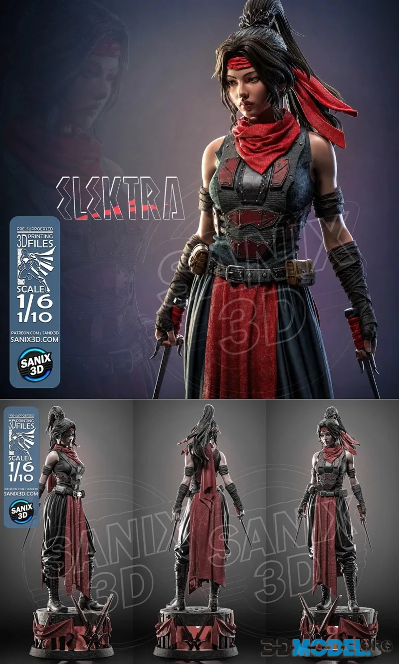 Sanix - Elektra (Assassin) – Printable