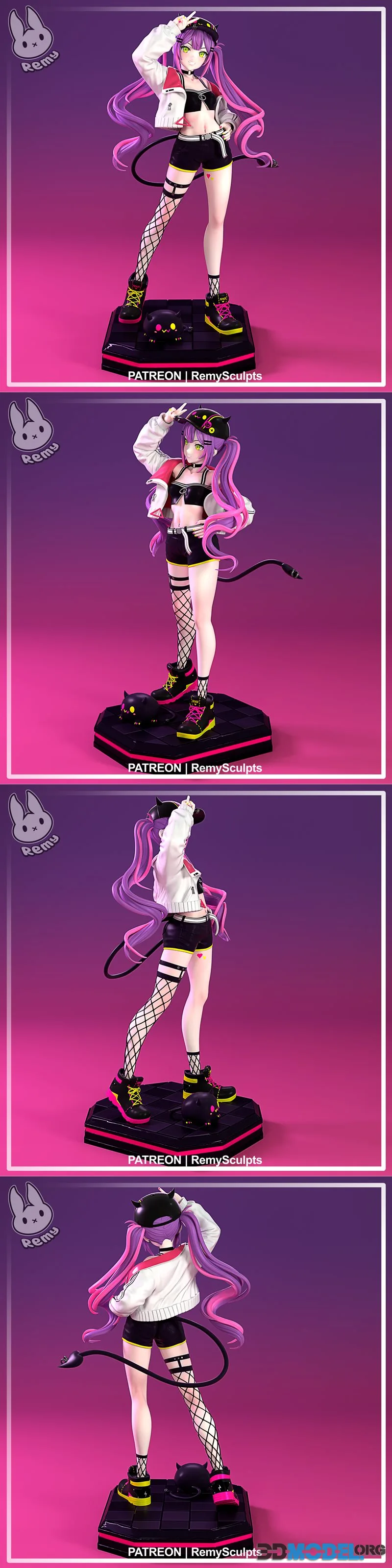 Remy Sculpts - Hololive - Tokoyami Towa – Printable