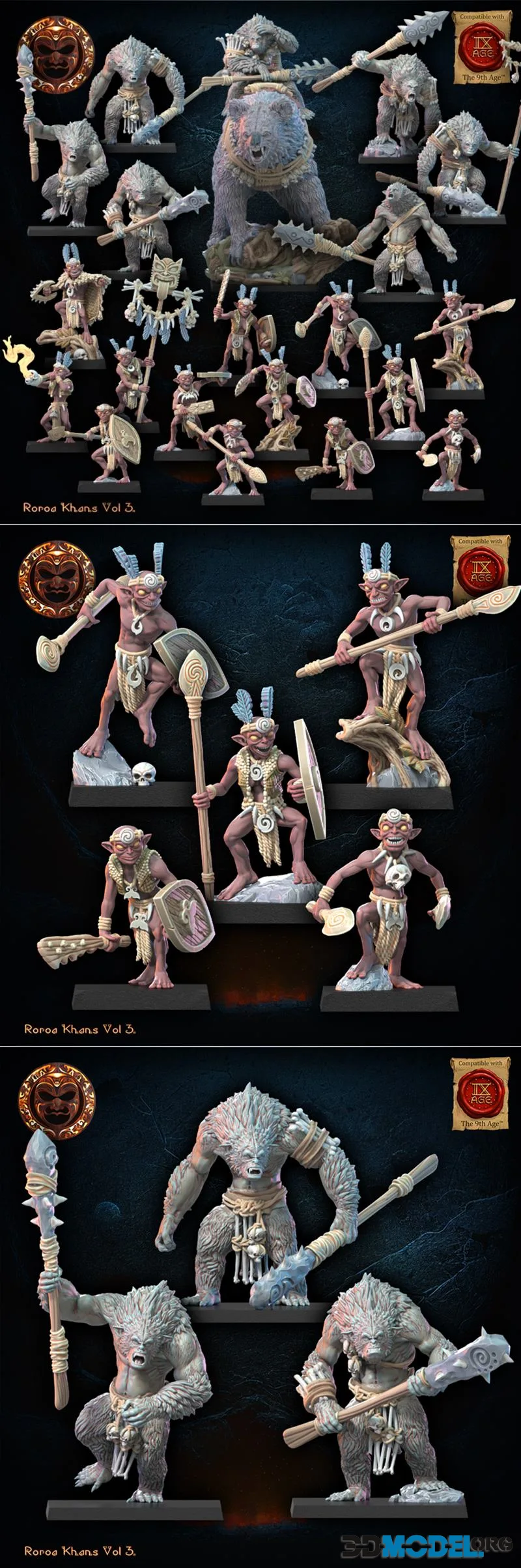 Lost Kingdom Miniatures October 2025 – Printable