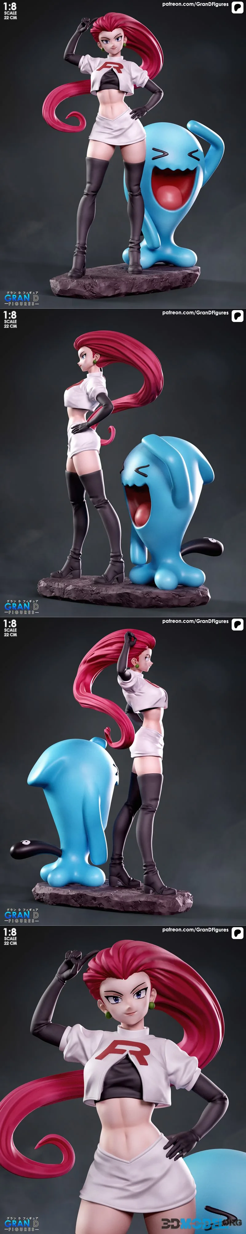 Gran D. Figures - Jessie Pokemon – Printable