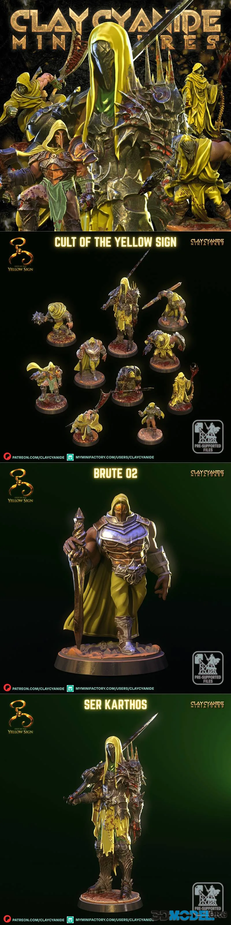 Clay Cyanide Miniatures November 2025 – Printable