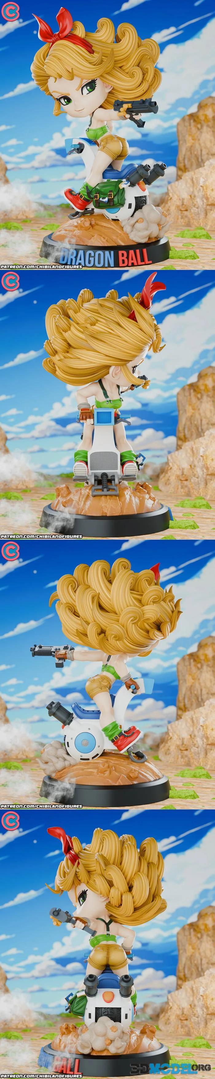 Chibi Land Figures - Lunch Chibi - Dragon Ball – Printable