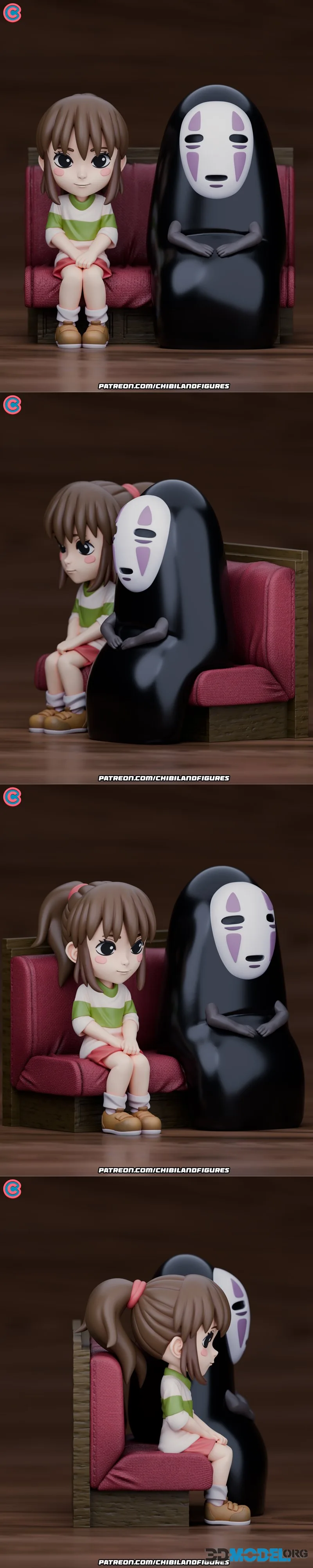Chibi Land Figures - Chihiro - Spirited Away - Chibi – Printable