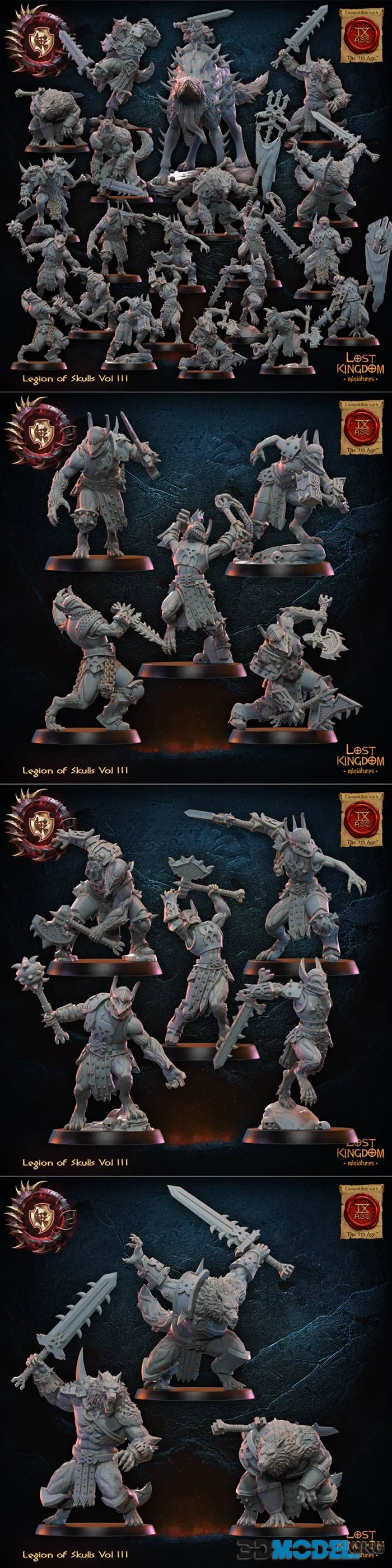 Lost Kingdom Miniatures March 2026 – Printable
