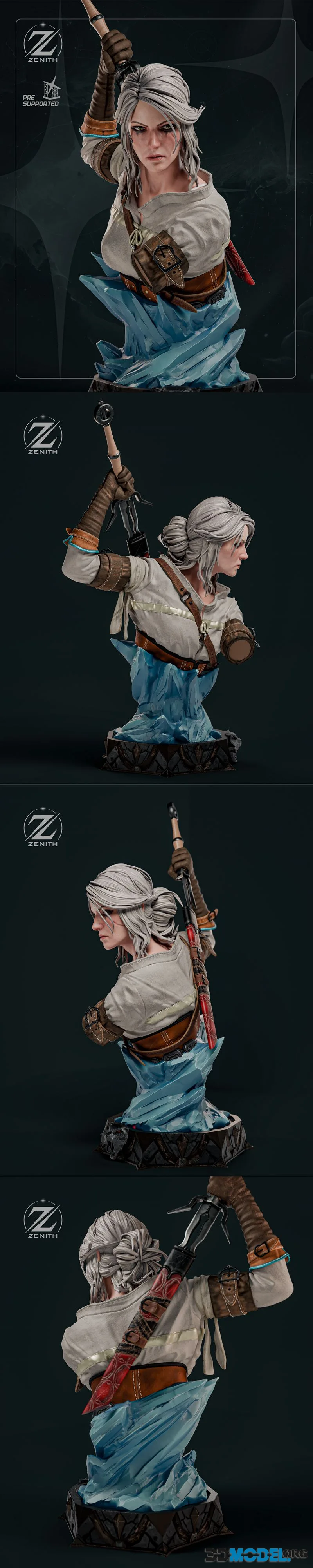 Zenith Studios - Ciri Bust – Printable