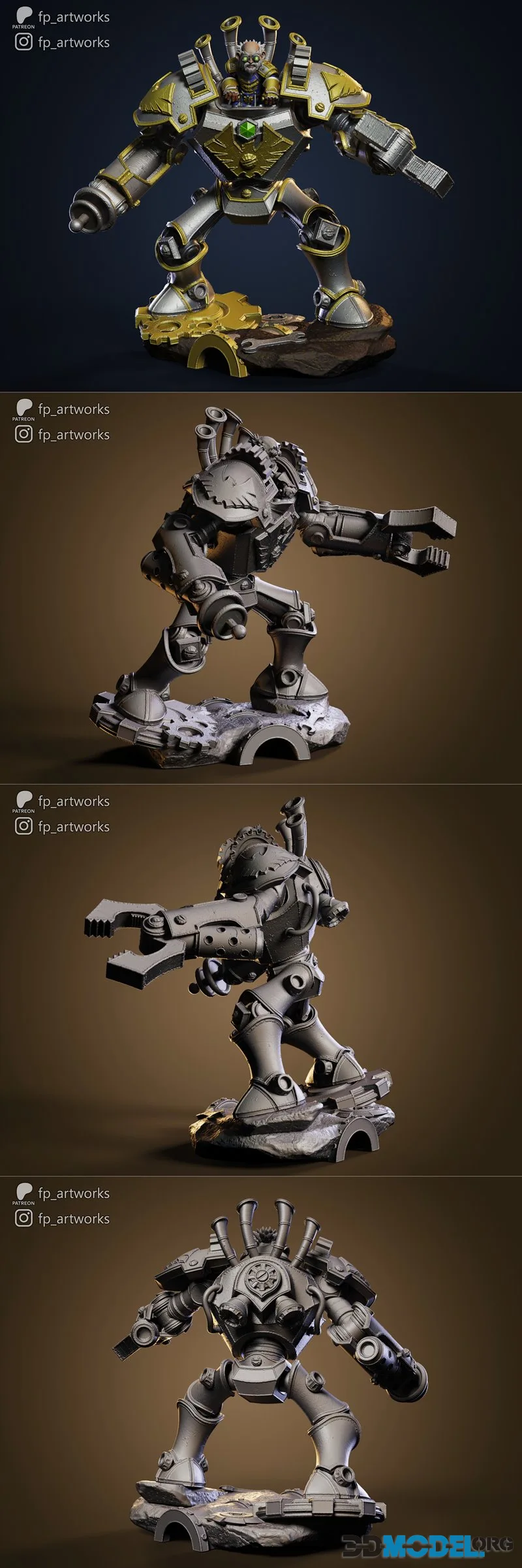 FP Artworks - Gelbin Mekkatorque – Printable
