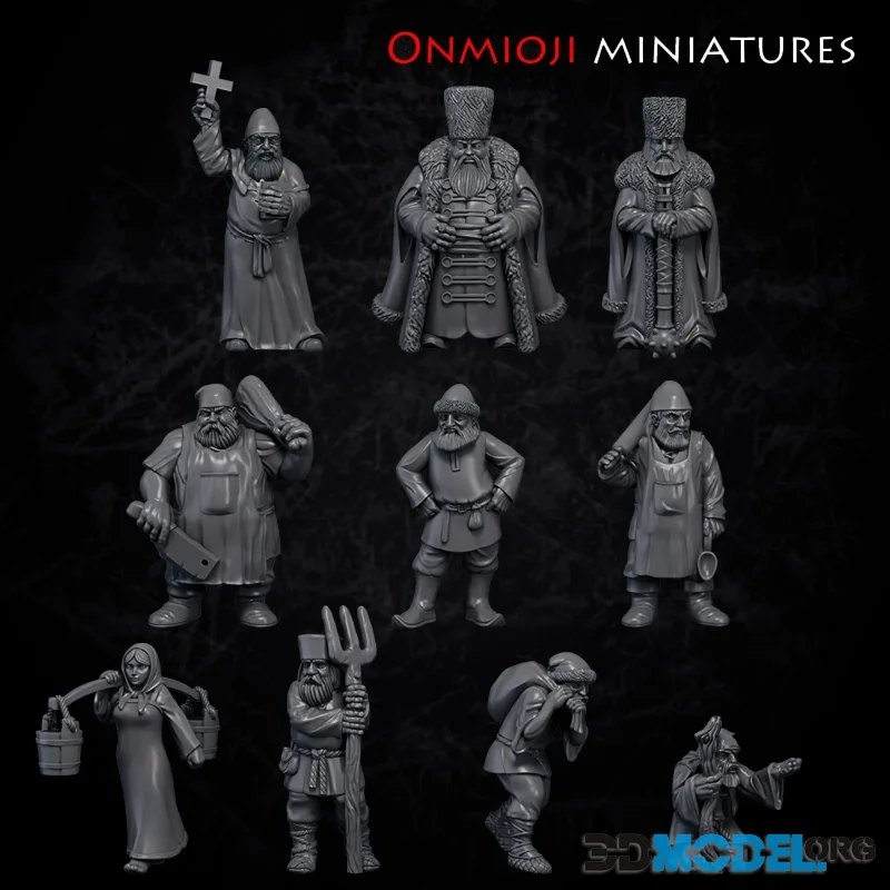 Onmioji Miniatures June 2026 – Printable