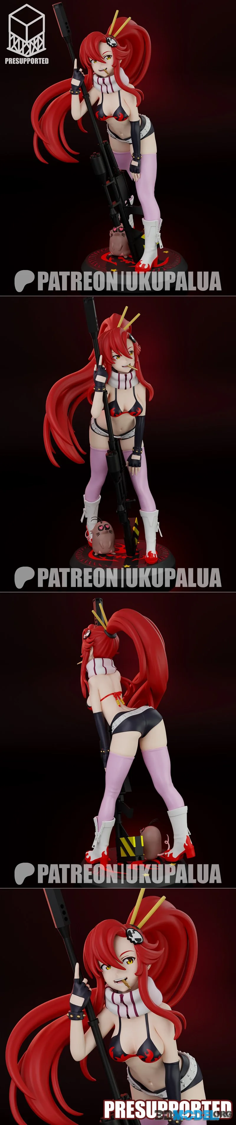 Ukupalua - Yoko Littner - Gurren Lagann – Printable