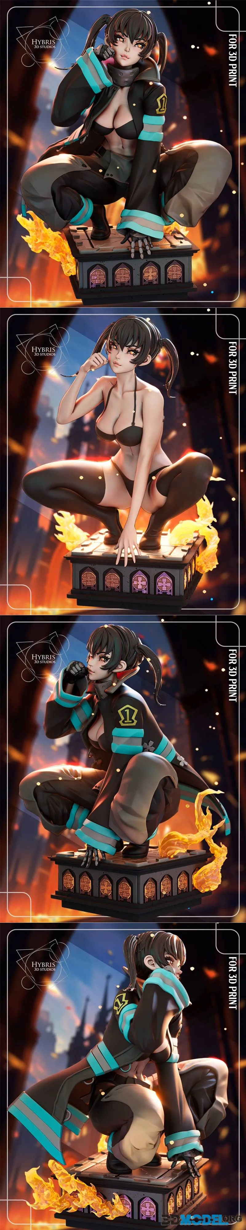 Hybris Studios - Fire Force - Tamaki Kotatsu Collector – Printable