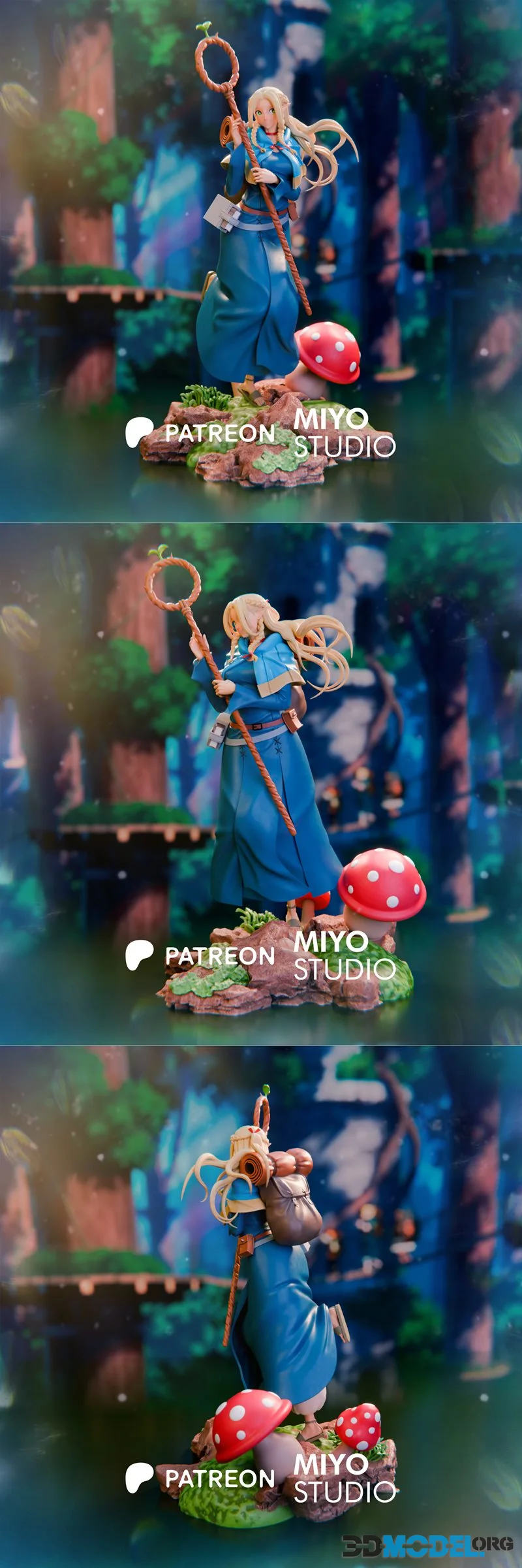 Miyo Studio - Dungeon Meshi - Marcille Donato – Printable