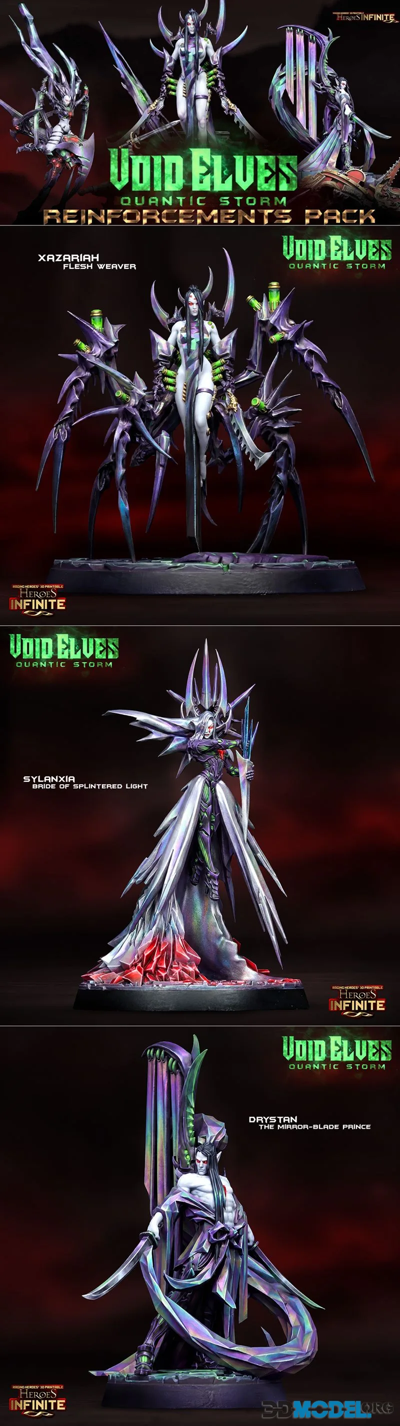 Heroes Infinite - Void Elves - Quantic Storm June 2026 – Printable