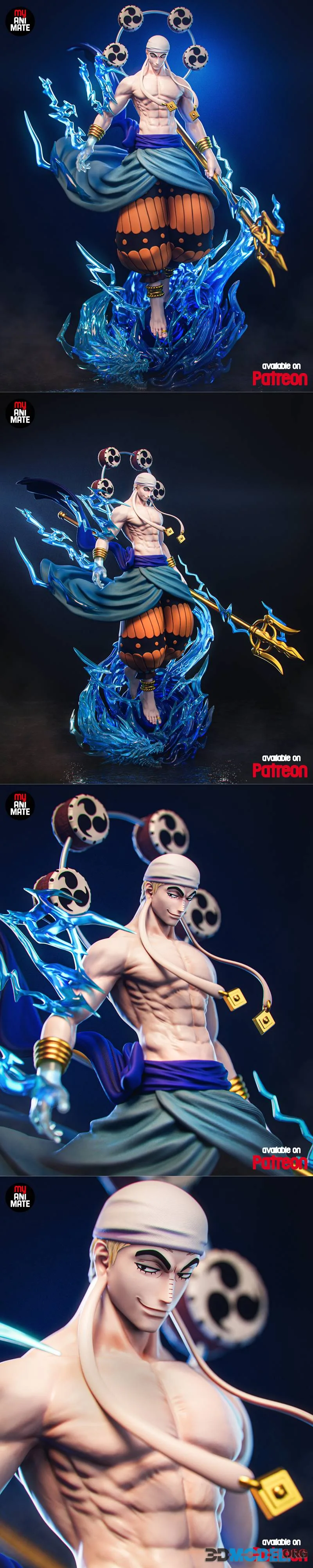 myAnimate - Enel (One Piece) – Printable