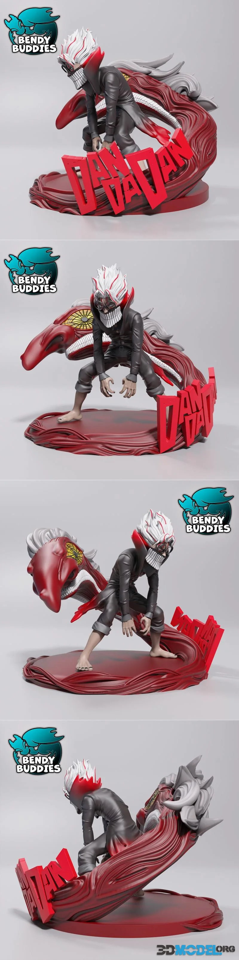 Bendy Buddies - Okarun Dandadan (Fanart) – Printable