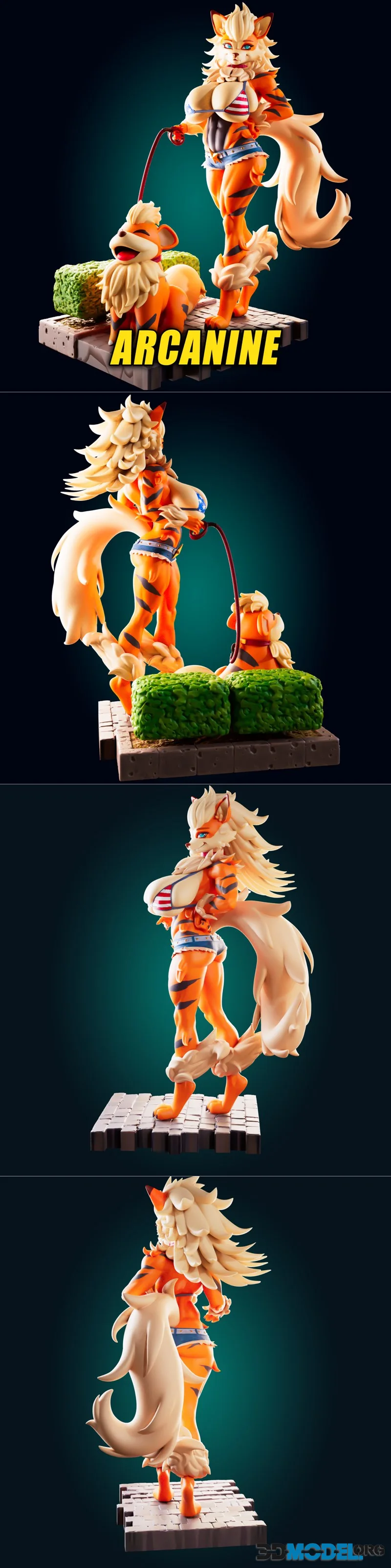 Officer Rhu - Pokemon Arcanine Growlithe – Printable