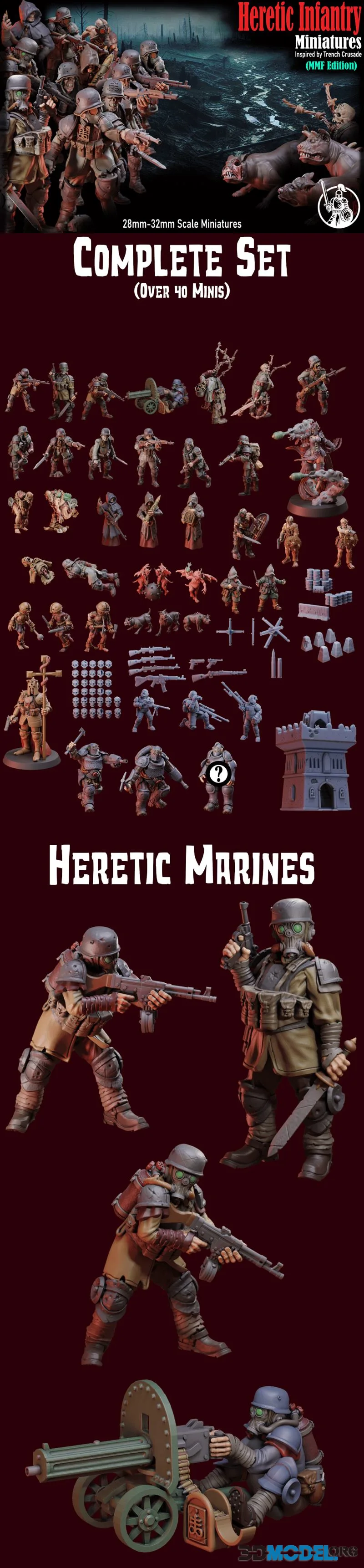 Stormforge Minis - Heretic Infantry & Terrain – Printable