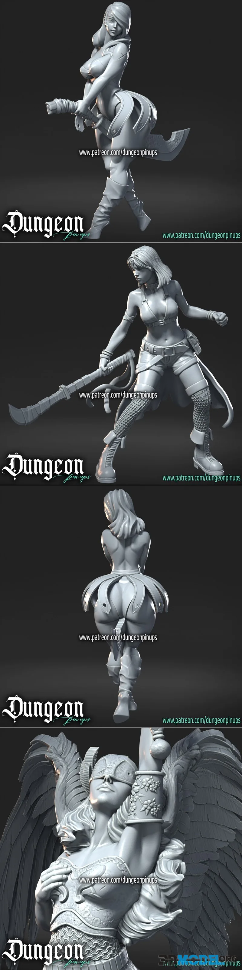 RN Estudio - Dungeon Pin-Ups November 2025 – Printable