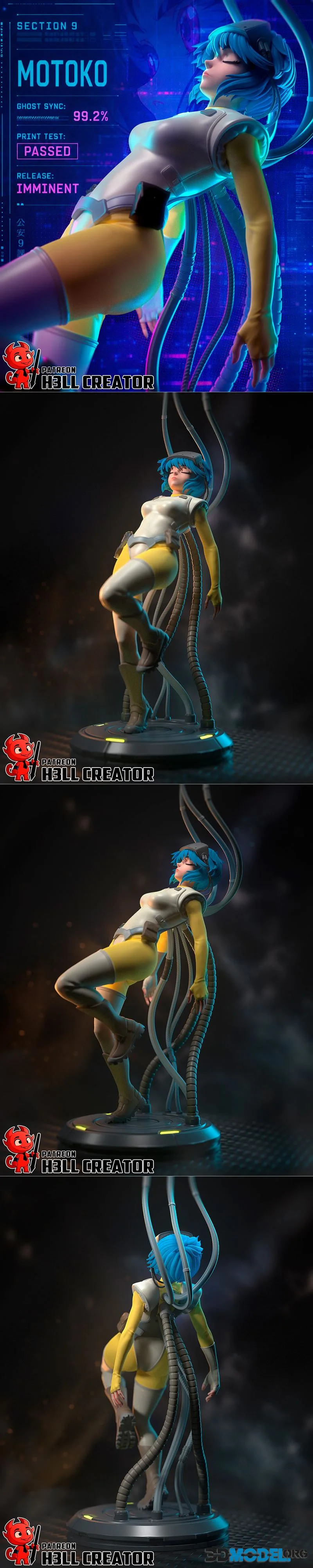 H3LL Creator - Motoko Kusanagi – Printable