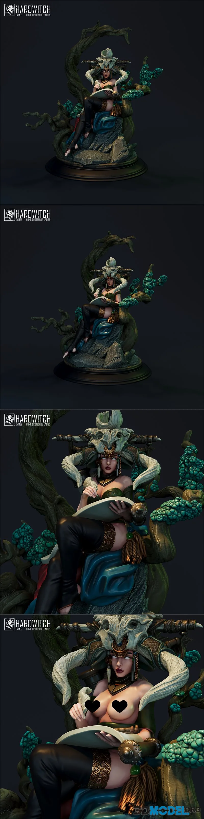 HardWitch Games - Tuoaleen Prophetess – Printable