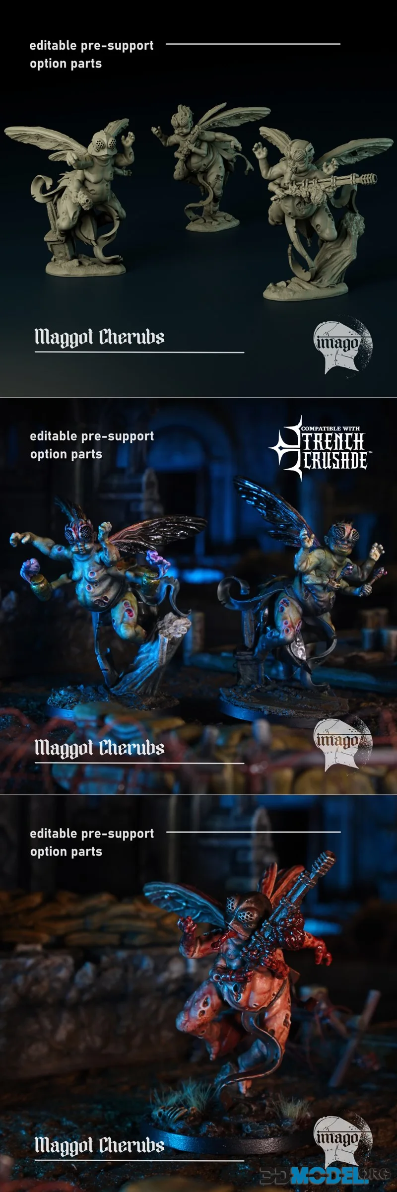 Imago Miniatures - Maggot Cherubs – Printable