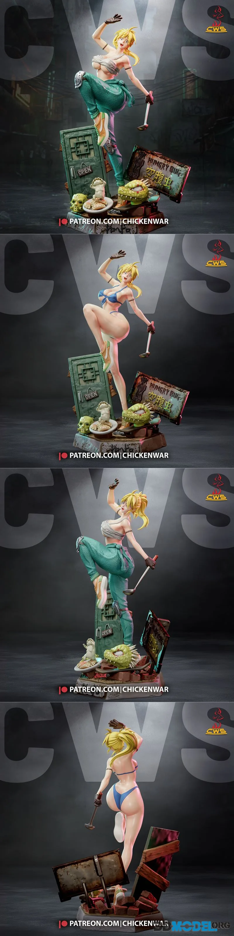 CW Studio - Nikaido (Dorohedoro) – Printable